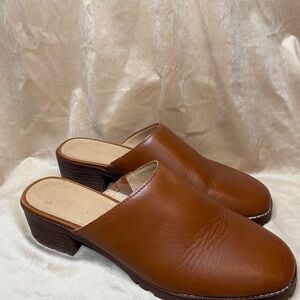 Madewell Mindy Lugsole Mules in Maple - Size 8.5